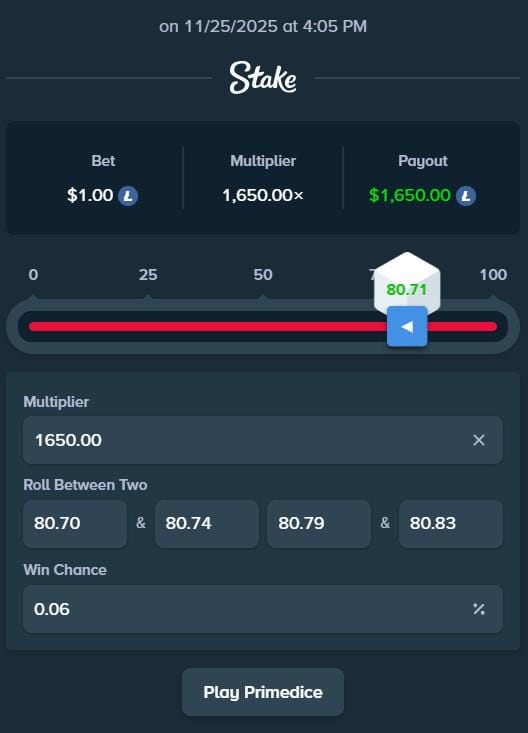 I think I've spent all my luck here