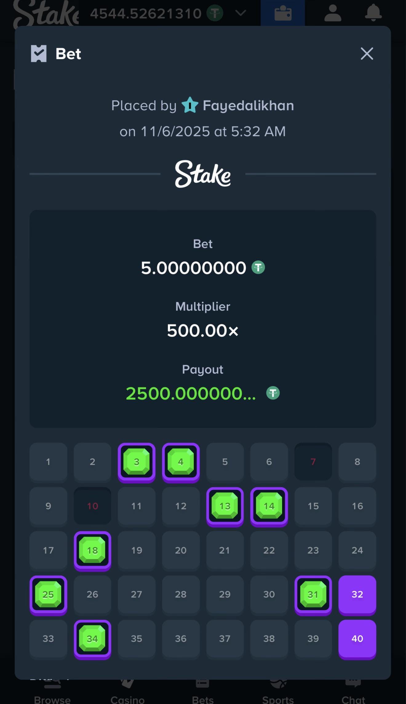 Some crazy Keno stuff.