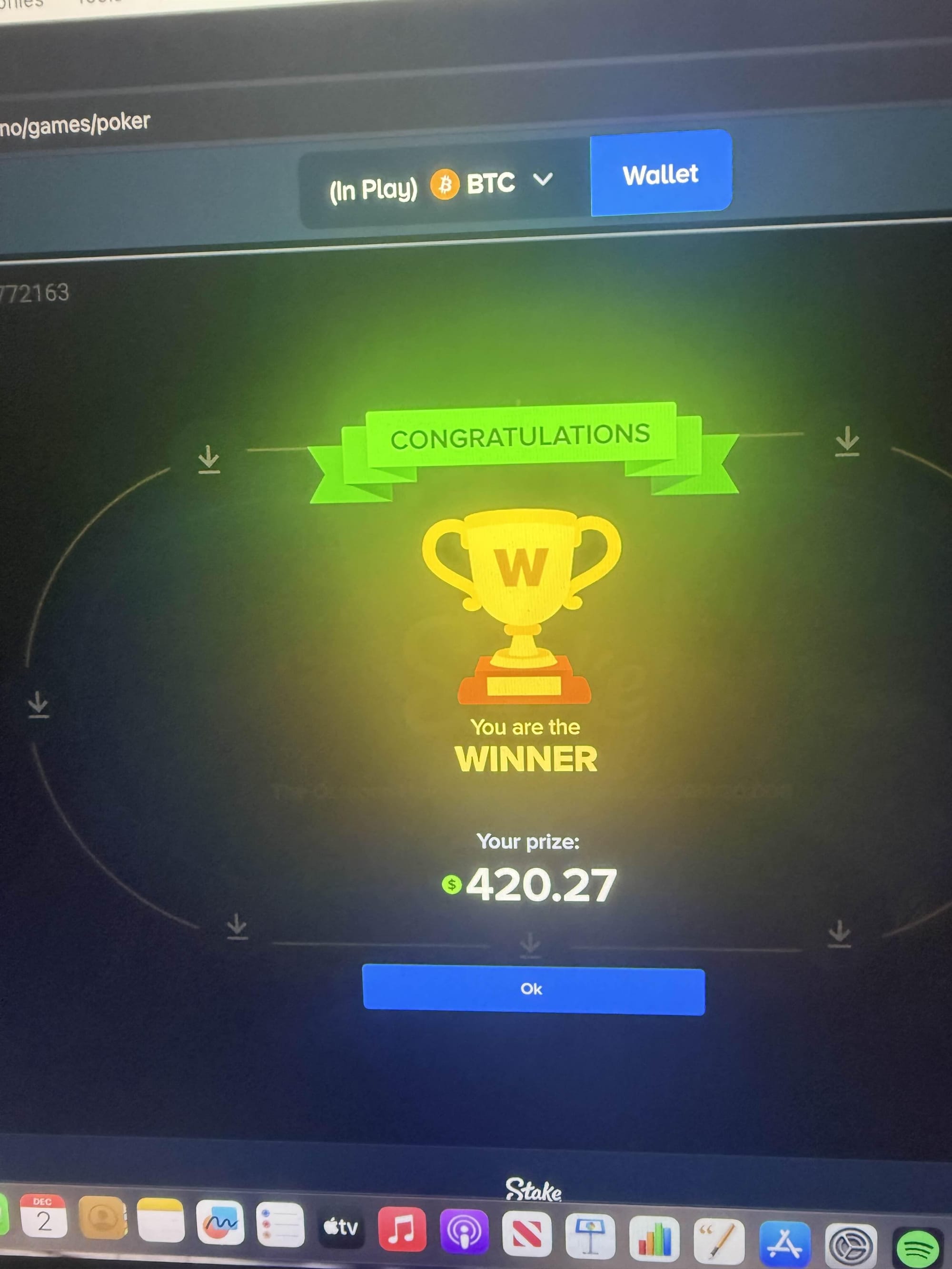$20 buy in with 101 people not so bad after all