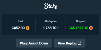 Not bad for a 2 dollar bet