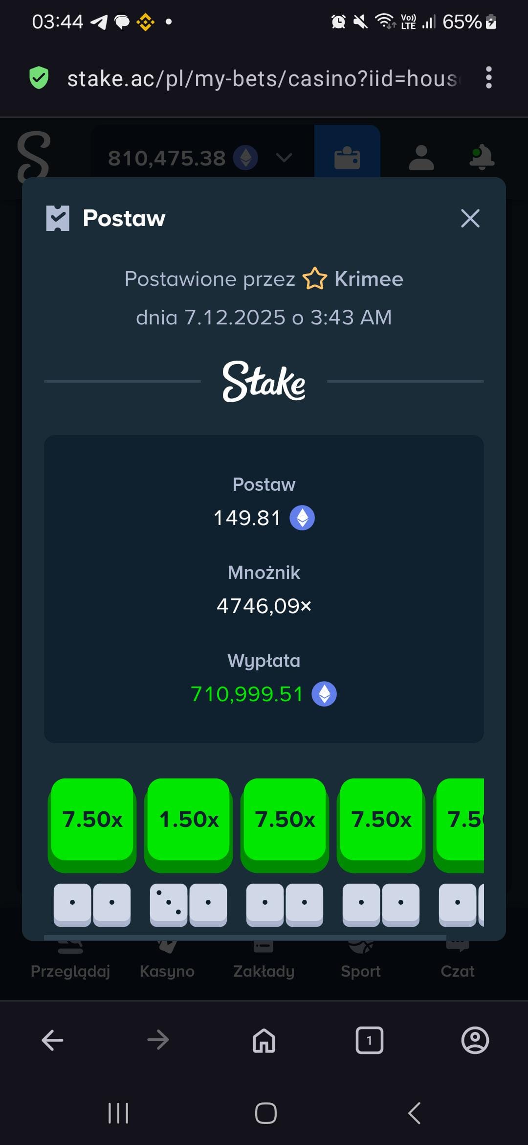 Maybe something reward on forum for That x?