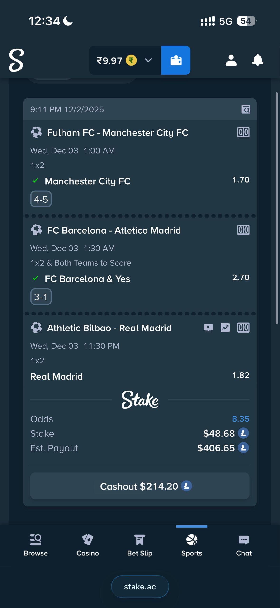 Cashout n cover loss or let it ride??