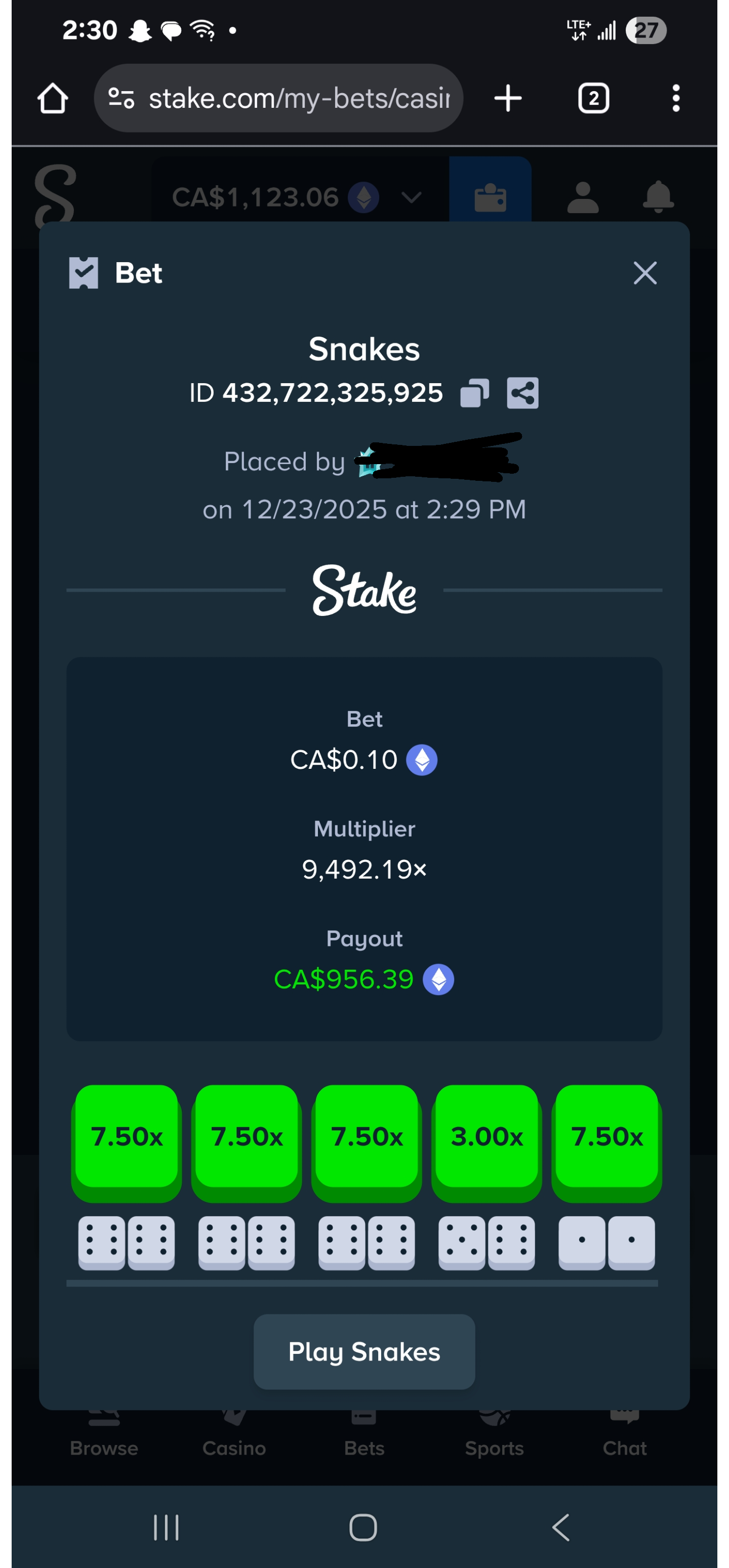 I think Eddie's sending blessings