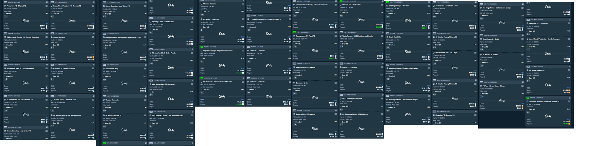 35/41 losses on soccer LOL merry christmas