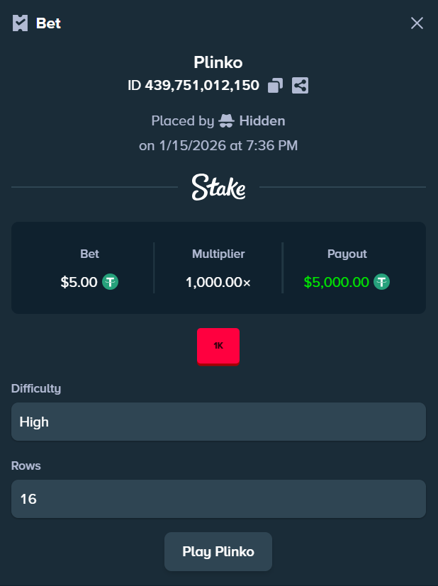 Rinsed 1.8k, paid 5k, I walk away happy.