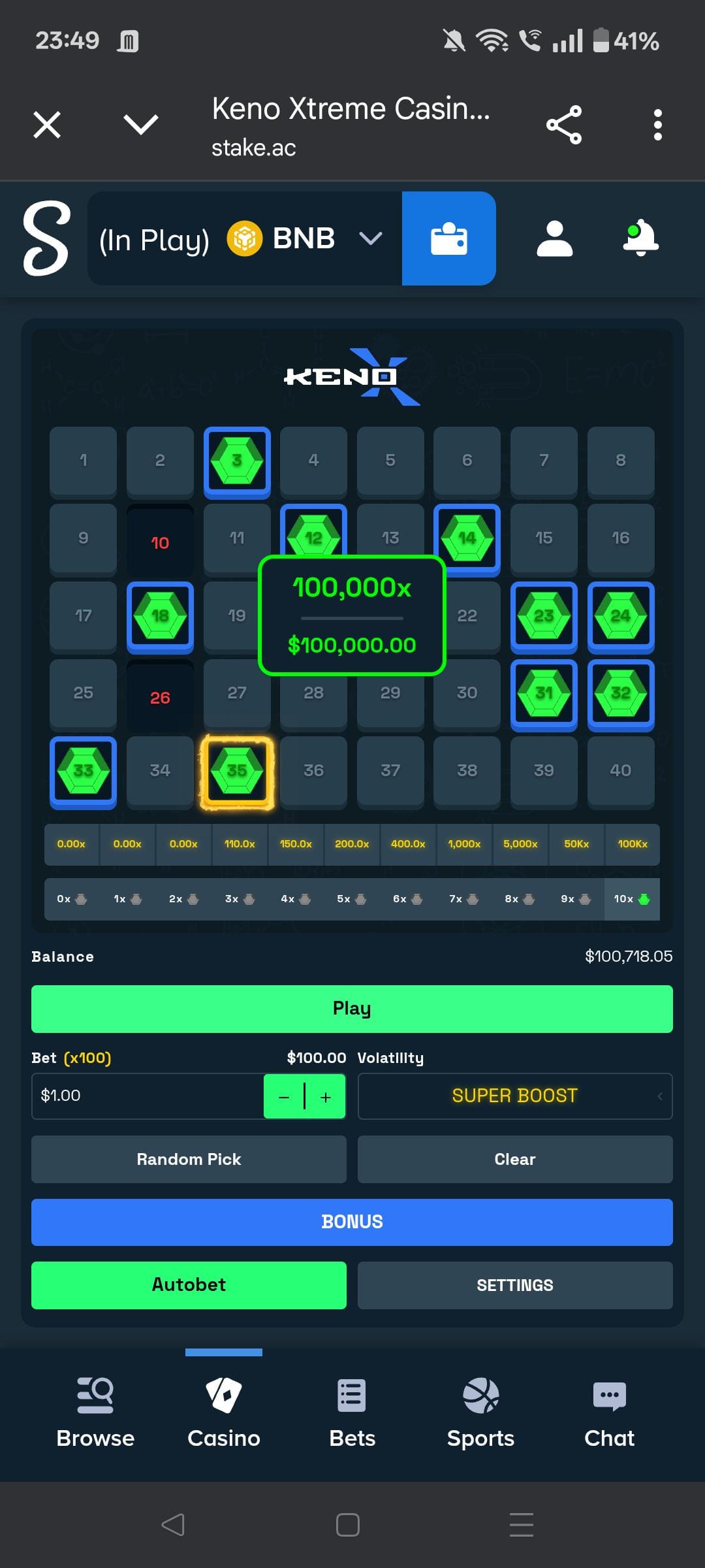 Keno xtremeeee burrah