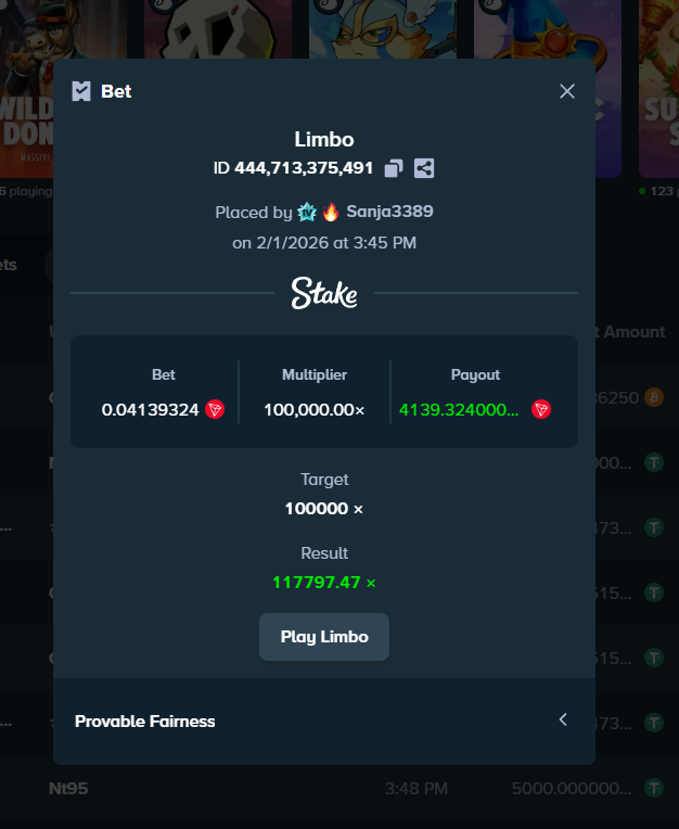 Someone just hit 100,000.00× on limbo.😵‍💫